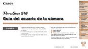 Canon PowerShot G16 Guia Del Usuario