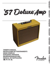 Fender 57 Deluxe TM Amp Instrucciones De Funcionamiento