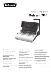Fellowes Pulsar+ 300 Manual De Instrucciones
