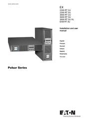 Eaton Pulsar EX 2200 RT 3U Manual De Instalación Y Usuario