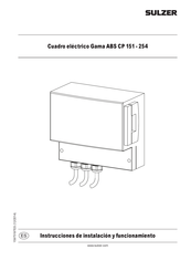Sulzer ABS CP 254 Instrucciones De Instalación Y Funcionamiento