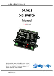 Digikeijs DR4018 Manual Del Usuario