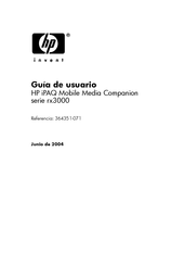 HP iPAQ rx3000 Serie Guía De Usuario