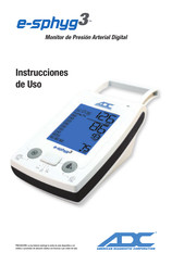 ADC E-Sphyg 3 Instrucciones De Uso