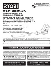 Ryobi P2105 Manual Del Operador