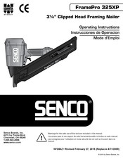 Senco FramePro 325XP Instrucciones De Operación