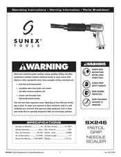 Sunex Tools SX246 Manual De Instrucciones