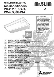 Mitsubishi Electric Mr. SLIM PC-2GJA Manual De Instalación