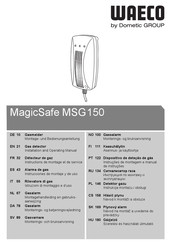 Dometic GROUP Waeco MagicSafe MSG150 Instrucciones De Montaje Y De Uso