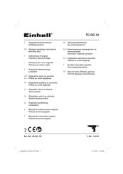 EINHELL TC-GG 30 Manual De Instrucciones Original