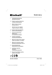 EINHELL TE-CD 18/2 Li Manual De Instrucciones