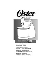 Oster 2604 Manual De Instrucciones