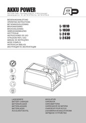 Akku Power L-1830 Instrucciones De Uso