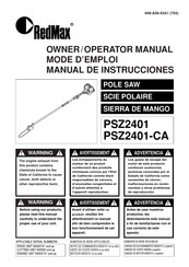 Zenoah RedMax PSZ2401-CA Manual De Instrucciones