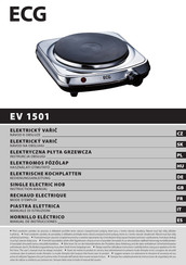 ECG EV 1501 Manual De Instrucciones