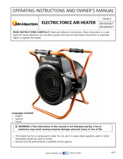 Mr. Heater MH165FAET Manual De Instrucciones