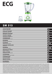 ECG SM 515 Manual De Instrucciones