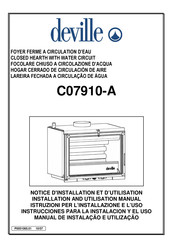 deville C07910-A Manual De Instrucciones Para La Instalación Y El Uso