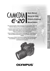 Olympus CAMEDIA E-20 Manual Básico