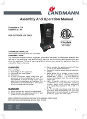 LANDMANN Vinson VS32 Manual De Montaje Y Uso