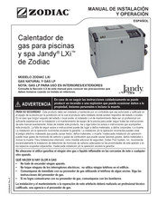 Zodiac Jandy LXi Serie Manual De Instalación Y Operación