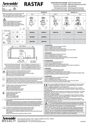 Artemide RASTAF 86 Serie Instrucciones De Montaje