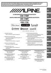Alpine CDE-178BT Manual De Uso