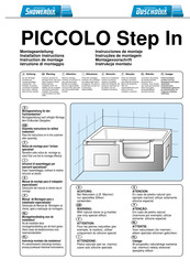 ShowerLux Duscholux PICCOLO Step In Instrucciones De Montaje