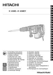 Hitachi H 45ME Instrucciones De Manejo