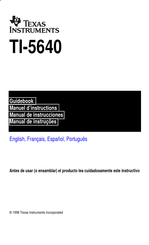 Texas Instruments TI-5640 Manual De Instrucciones