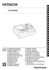 Hitachi UC 36YRSL Instrucciones De Manejo