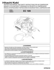 Hitachi Koki EC 189 Manual De Instrucciones