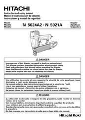 Hitachi N 5024A2 Instrucciones Y Manual De Seguridad