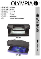 Olympia UV 585 Manual De Instrucciones