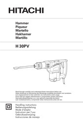 Hitachi H 30PV Instrucciones De Manejo