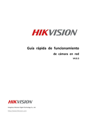 HIKVISION DS-2CD8133F-E Serie Guía Rápida De Funcionamiento