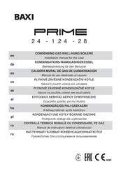 Baxi PRIME 28 Manual De Uso