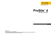 Fluke Biomedical ProSim 4 Manual De Funcionamiento Básico