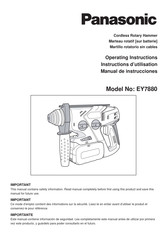 Panasonic EY7880 Manual De Instrucciones