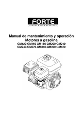 Forte GM200 Manual De Mantenimiento Y Operacion