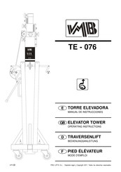 PRO LIFTS WMB TE-076 Manual De Instrucciones