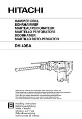 Hitachi DH 40SA Instrucciones De Manejo