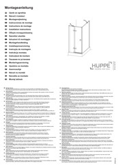 HÜPPE Design pure 8P1401 Instrucciones De Montaje