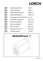 LORCH MobilePower 1 Manual De Instrucciones