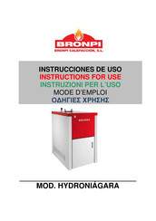 Bronpi HYDRONIÁGARA Instrucciones De Uso