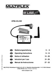 Multiplex HFMx M-LINK Manual De Instrucciones