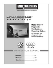 Midtronics inCHARGE 940 INC-940 Manual Del Usuario