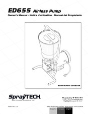 SprayTECH ED655 Manual Del Propietário