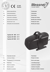 Messner System M 800 - 12 V Instrucciones De Servicio