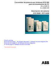 ABB DCS 500 Manual Del Usuario